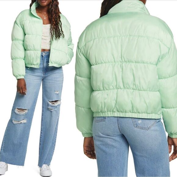 BP Water Resistant Recycled Polyester Puffer Jacket - Picture 1 of 8